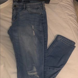 Low rise super skinny hollister jeans